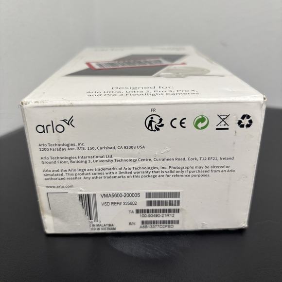 Arlo Solar Panel  Arlo ULTRA, Ultra 2,  Pro 3, Pro 4 Compatible VMA560020000S - Picture 4 of 4